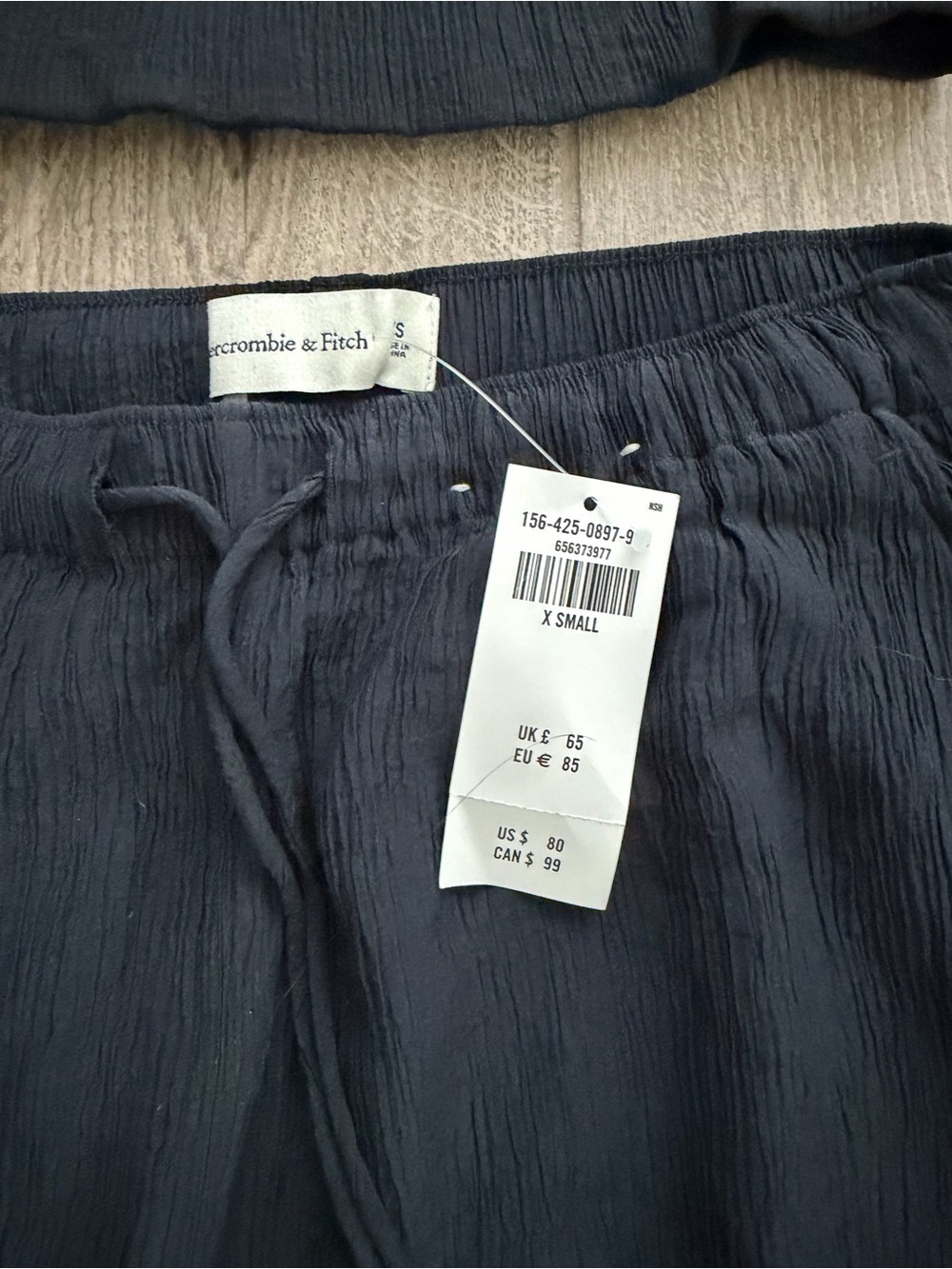 Abercrombie & Fitch Black Wide Leg Pants - Picture 3 of 5